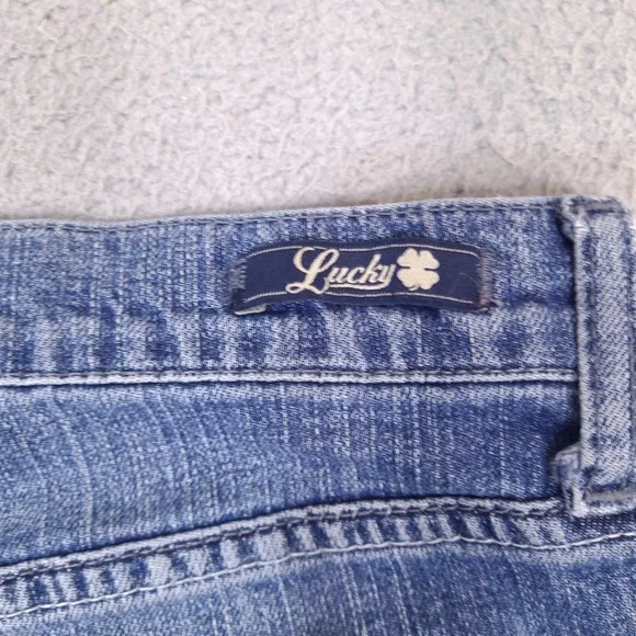 Lucky Brand Classic Rider Crop Jeans Womens 8/29 Medium Wash Denim Dungarees - Picture 14 of 15